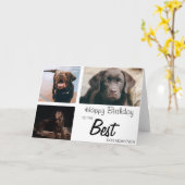 Stijlvol, persoonlijk aangepast 3 fotocollage | Ge Kaart (Gele Bloem)