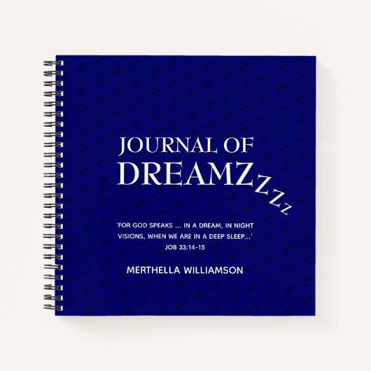 Stijlvol persoonlijk droomjournaal notitieboek (Voorkant)