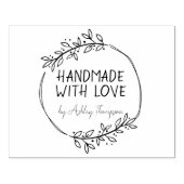 Stijlvol, persoonlijk verwerkt door rubberstempel (Afrduk)