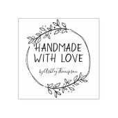 Stijlvol, persoonlijk verwerkt door rubberstempel (Afrduk)