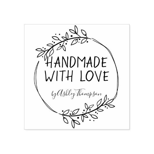 Stijlvol, persoonlijk verwerkt door rubberstempel (Afrduk)