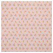 Stijlvol perzikblauw ditsiroop stof (Swatch)
