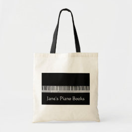 Stijlvol pianotoetsenbord Muziekboektas Tote Bag