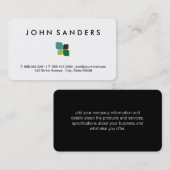 Stijlvol pictogram visitekaartje (Voorkant / Achterkant)