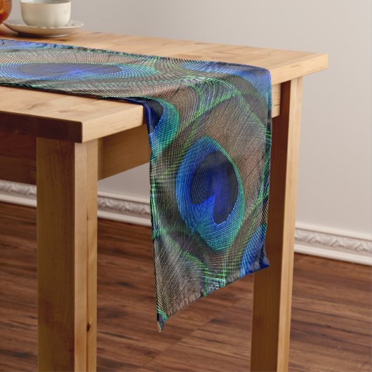 , stijlvol, piekdovervormingspatroon medium tafelloper (Voorbeeld)