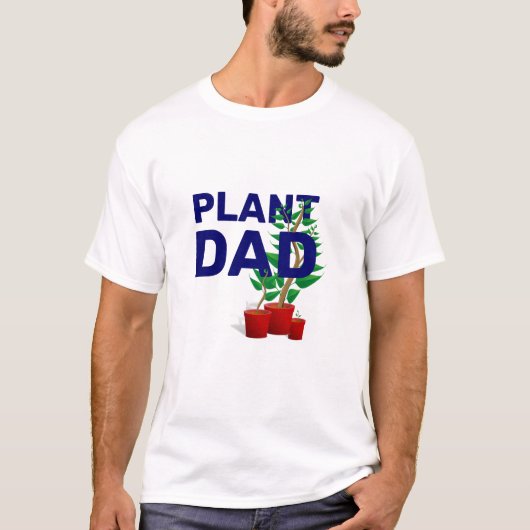 Stijlvol PLANT DAD T-shirt (Voorkant)