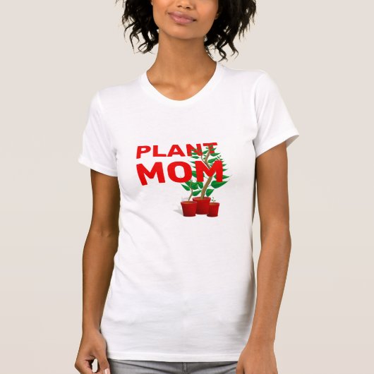 Stijlvol PLANT MOM T-shirt (Voorkant)