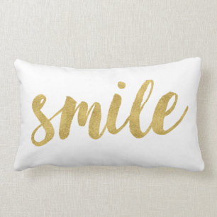 Stijlvol plezier in gouden decoratief gedrag kussen