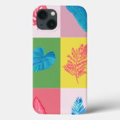 Stijlvol plezier Roze Waterverf Bloemenpatroon Hoe Case-Mate iPhone Case (Achterkant)