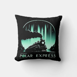 Stijlvol Polar Express Trein Design Kussen