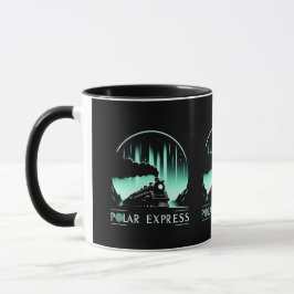 Stijlvol Polar Express Trein Design Mok