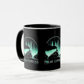 Stijlvol Polar Express Trein Design Mok (Voorkant links)
