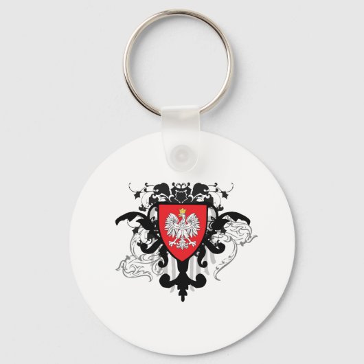 Stijlvol Polen Sleutelhanger (Voorkant)