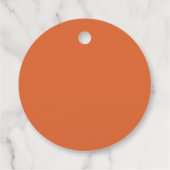 Stijlvol pompoen herfst Baby shower Bedankjes Labels (Achterkant)