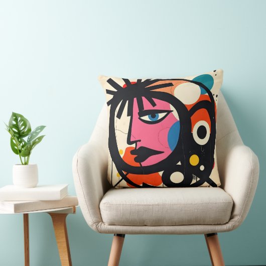 Stijlvol Pop Art Design Kussen (Stoel)