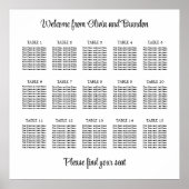 Stijlvol Poster van 15 Tafel-weddenschapskaarten (Voorkant)