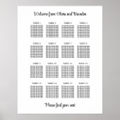 Stijlvol Poster van 16 Tabelweddenschappen (Voorkant)