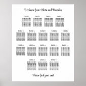 Stijlvol Poster van 17 Tabelweddenschappen (Voorkant)