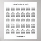 Stijlvol Poster van 30 Tafel-weddenschappen (Voorkant)