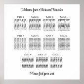 Stijlvol Poster voor 11-tafelweddenschappen (Voorkant)