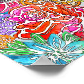 Stijlvol Poster Waterverf ventilator (Hoek)