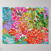 Stijlvol Poster Waterverf ventilator (Voorkant)