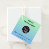 Stijlvol professioneel bedankt aangepaste verloop bedankjes labels (In situ)