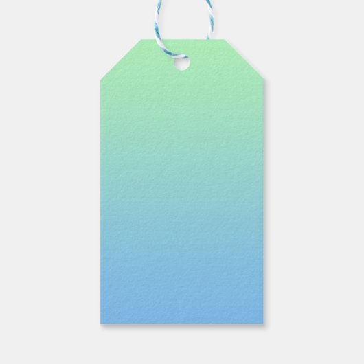 Stijlvol professioneel bedankt aangepaste verloop cadeaulabel (Achterkant)