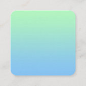 Stijlvol professioneel bedankt aangepaste verloop informatiekaartje (Achterkant)