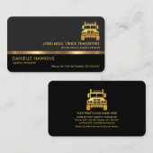 Stijlvol professioneel grijs oplegger Gold Line Tr Visitekaartje (Voorkant / Achterkant)