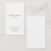 Stijlvol, professioneel minimalistisch visitekaartje (Voorkant / Achterkant)