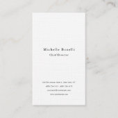 Stijlvol, professioneel minimalistisch visitekaartje (Voorkant)