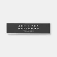 Stijlvol professioneel modern donkergrijs