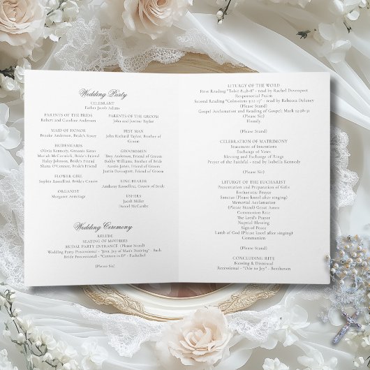 Stijlvol programma met volledige massa afgevouwen