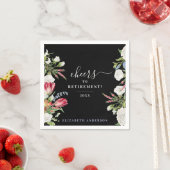 Stijlvol Proost Elegante Zwarte Tuin Retrieage Blo Servet (Insitu)