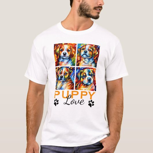 Stijlvol Puppy T-Shirt (Voorkant)