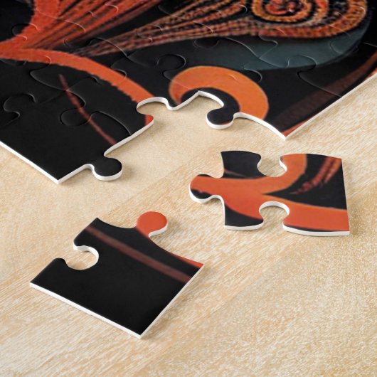 Stijlvol Puzzle Cat Theme Legpuzzel (Zijkant)