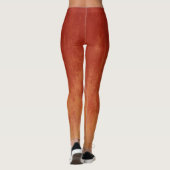 Stijlvol Red Ombre Pattern Leggings (Achterkant)