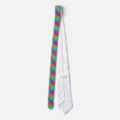 Stijlvol regenboogpatroon stropdas (Achterkant)