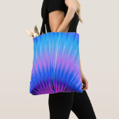 Stijlvol regenboogpatroon tote bag (Dichtbij)