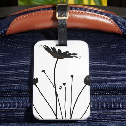 Stijlvol reisaccessoire | minimalistische Daisy Bagagelabel (Voorkant Insitu 2)