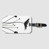 Stijlvol reisaccessoire | minimalistische Daisy Bagagelabel (Voorkant (horizontaal))