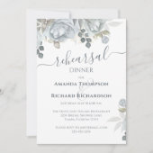 Stijlvol repetitief inwendig Floral kalligrafie Kaart (Voorkant)