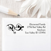 Stijlvol retouradres etiket (Insitu)