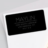 Stijlvol retouradres etiket