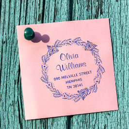 Stijlvol retouradres voorgeïnkt stempel