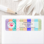 Stijlvol retouradreslabel - Decoupage Etiket (Insitu)