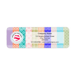 Stijlvol retouradreslabel - Decoupage Etiket