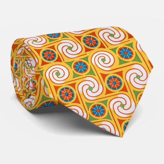 Stijlvol Retro 1970s Creative Mannen Stropdas (Opgerold)