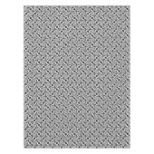 Stijlvol Retro Black & White Dot Swirl Pattern Tafelkleed (Voorkant)